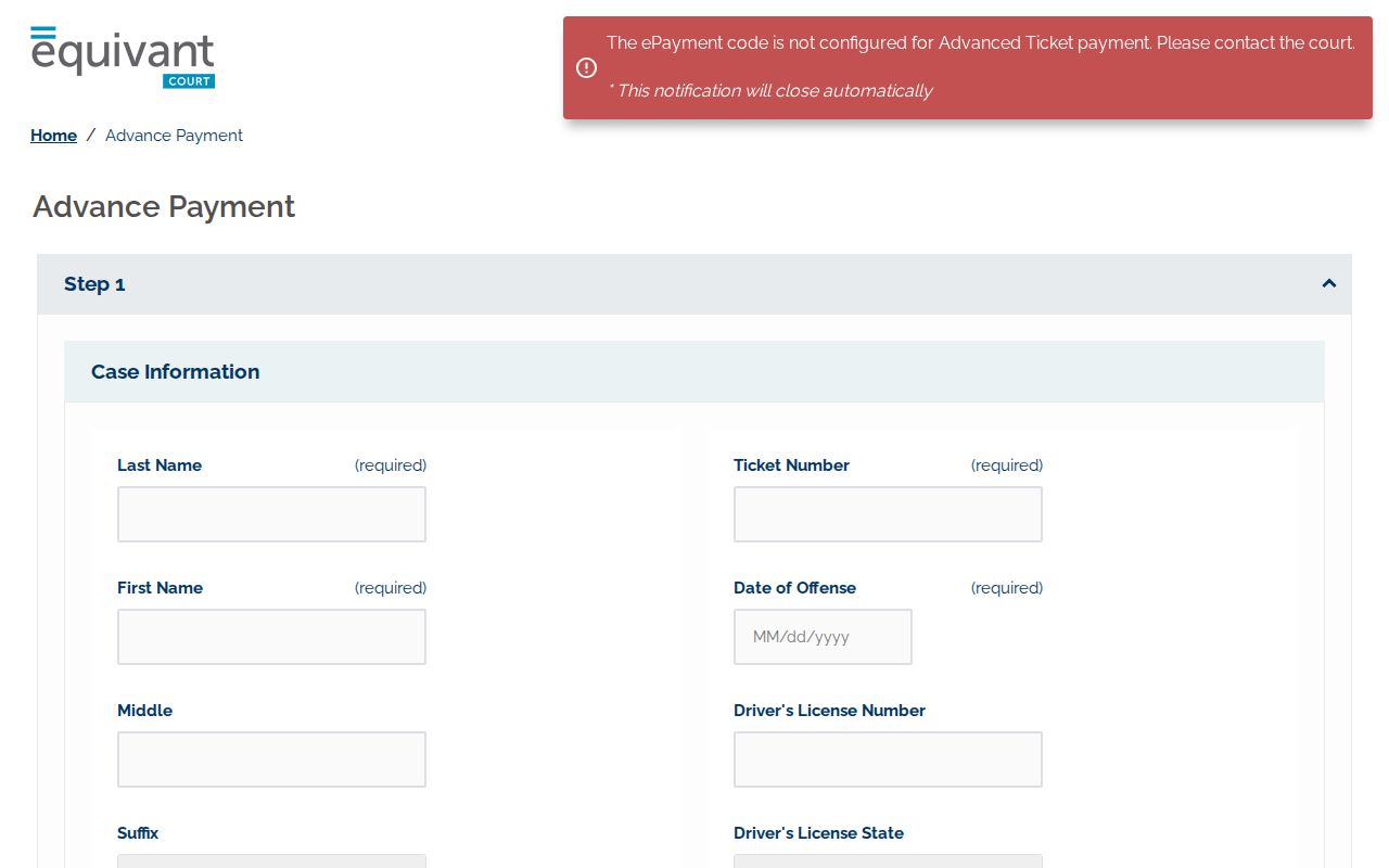 Meigs County case search CourtView payment route