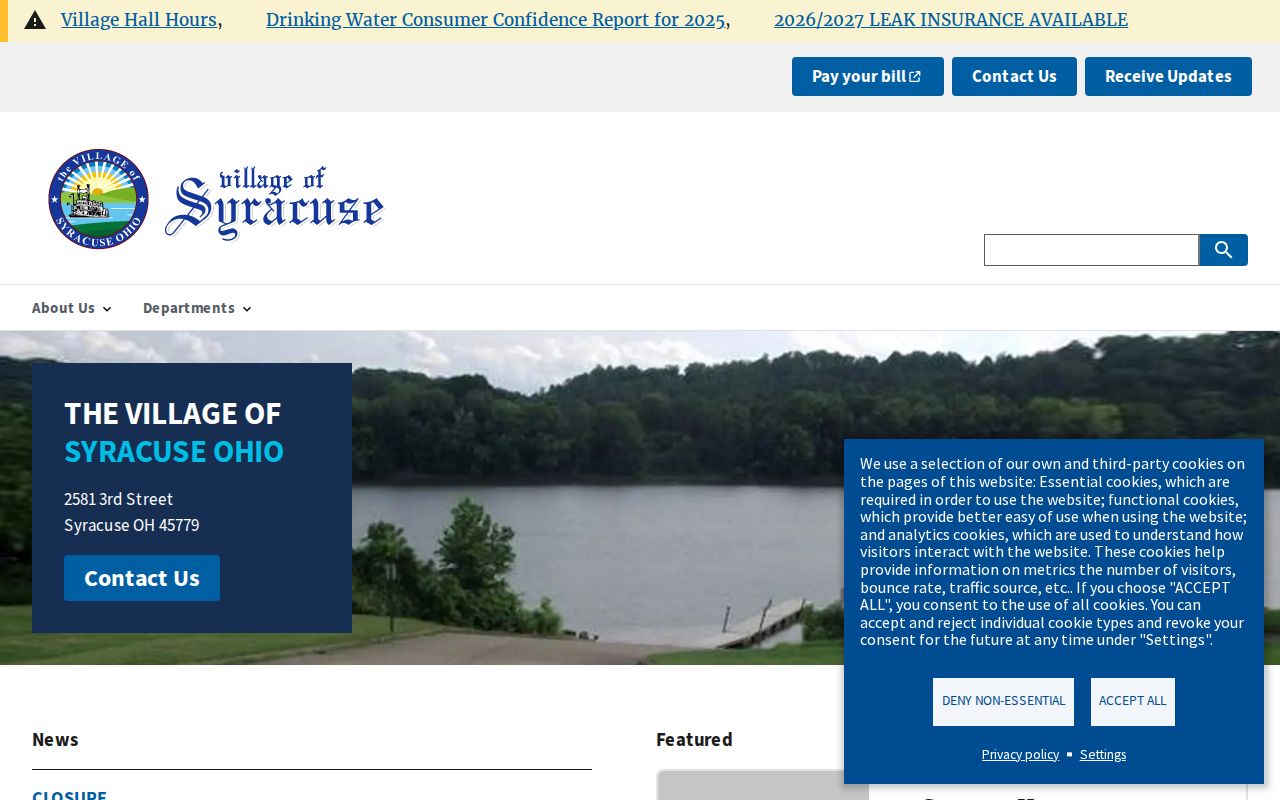 Meigs County court docket Syracuse Mayor's Court schedule information